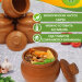 Горшочки для запекания в духовке, форма для выпечки, жульена, 0,6л, Терракот, набор 2шт, керамика