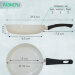 Сковорода с крышкой, с антипригарным керамическим покрытием, d22см, набор овощечисток в ПОДАРОК, NaturePan Eco-Line