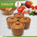 Горшочки для запекания в духовке, форма для выпечки, жульена, 0,7л, Терракот, набор 4шт, керамика