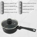 Ковш с крышкой 2,5л, съёмная ручка, с антипригарным керамическим покрытием, набор овощечисток в ПОДАРОК, NaturePan Hi-Tech