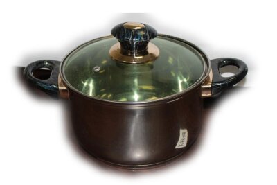 Кастрюля 2,9л со стекл. крышкой d-18см     (6)     КН434/к2,9