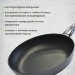 Сковорода с крышкой, с антипригарным покрытием, d24см, лопатка в ПОДАРОК, NaturePan Basic
