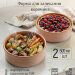 Форма для выпечки и запекания 0,5л "ColorLife" d16см, набор 2шт, керамика